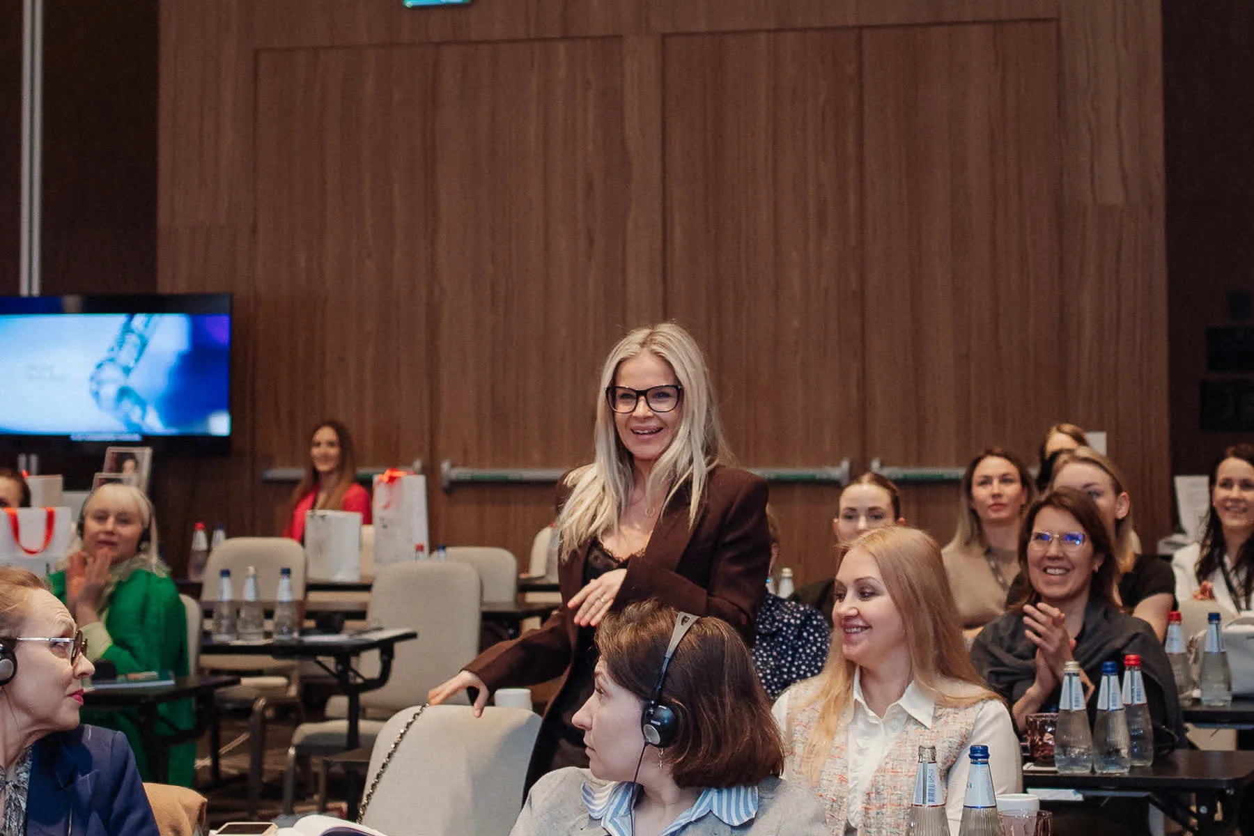 Conference audience during an EHO International session