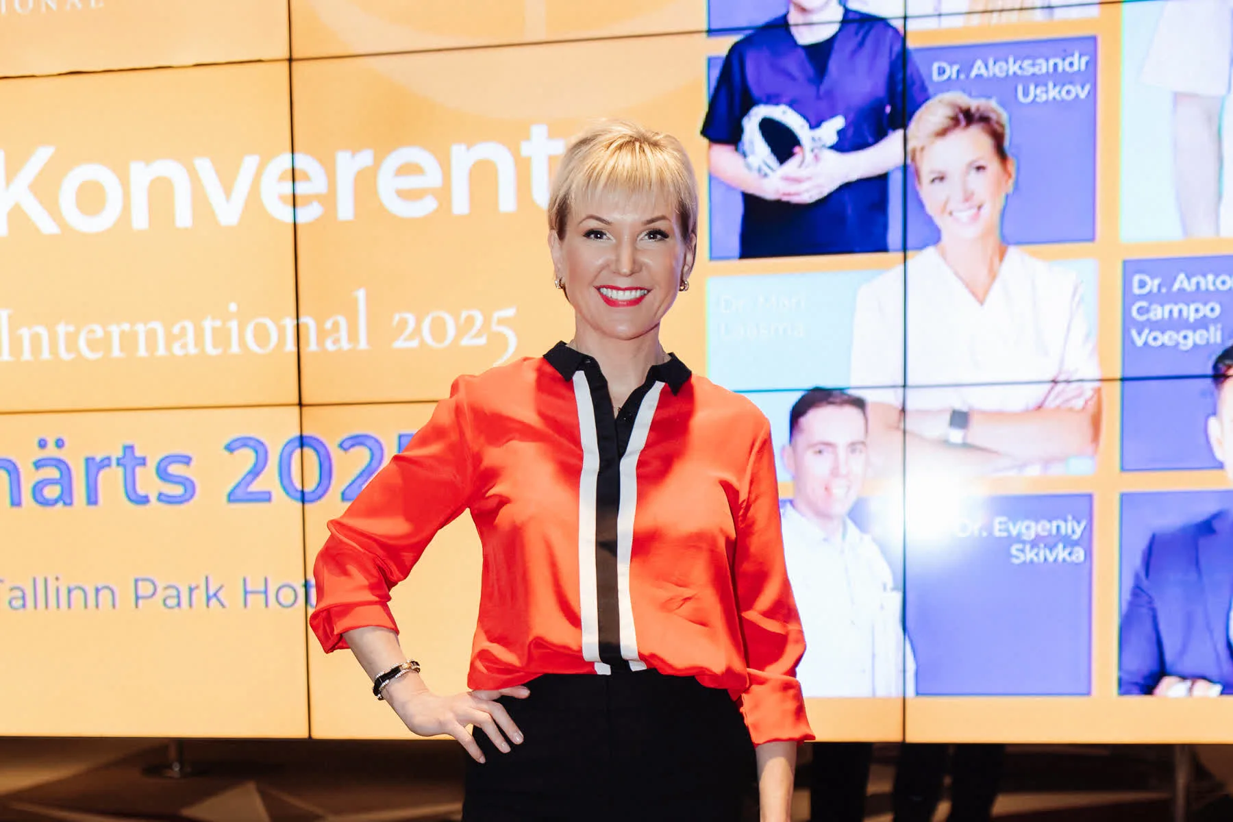 Keynote speaker on the EHO International stage
