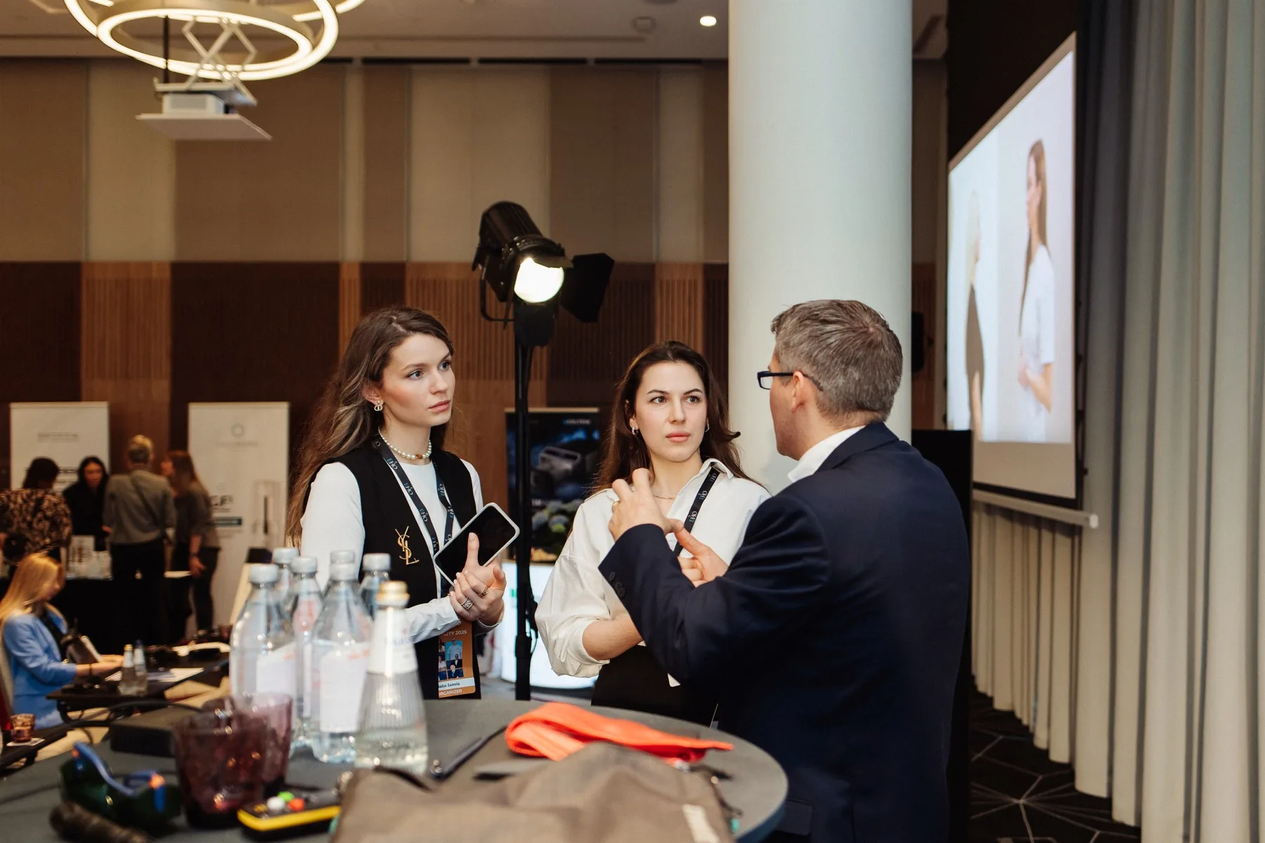 Professional discussion during the conference